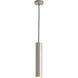 Hashira 1 Light 4.33 inch Matte Nickel Interior Pendant Light Ceiling Light