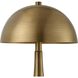 Dame 15.75 inch 40.00 watt Antique Brass Table Lamp Portable Light
