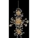 Constellation 50 Light 36 inch 18K Gold Pendant Ceiling Light in Firenze Clear