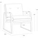 Sterling Missouri Mahogany Leather Lounge Chair