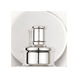 Elijah 2 Light 36.5 inch Polished Nickel Island Ceiling Light