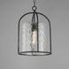 Del Mar 1 Light 13 inch Blacksmith Outdoor Pendant in Water