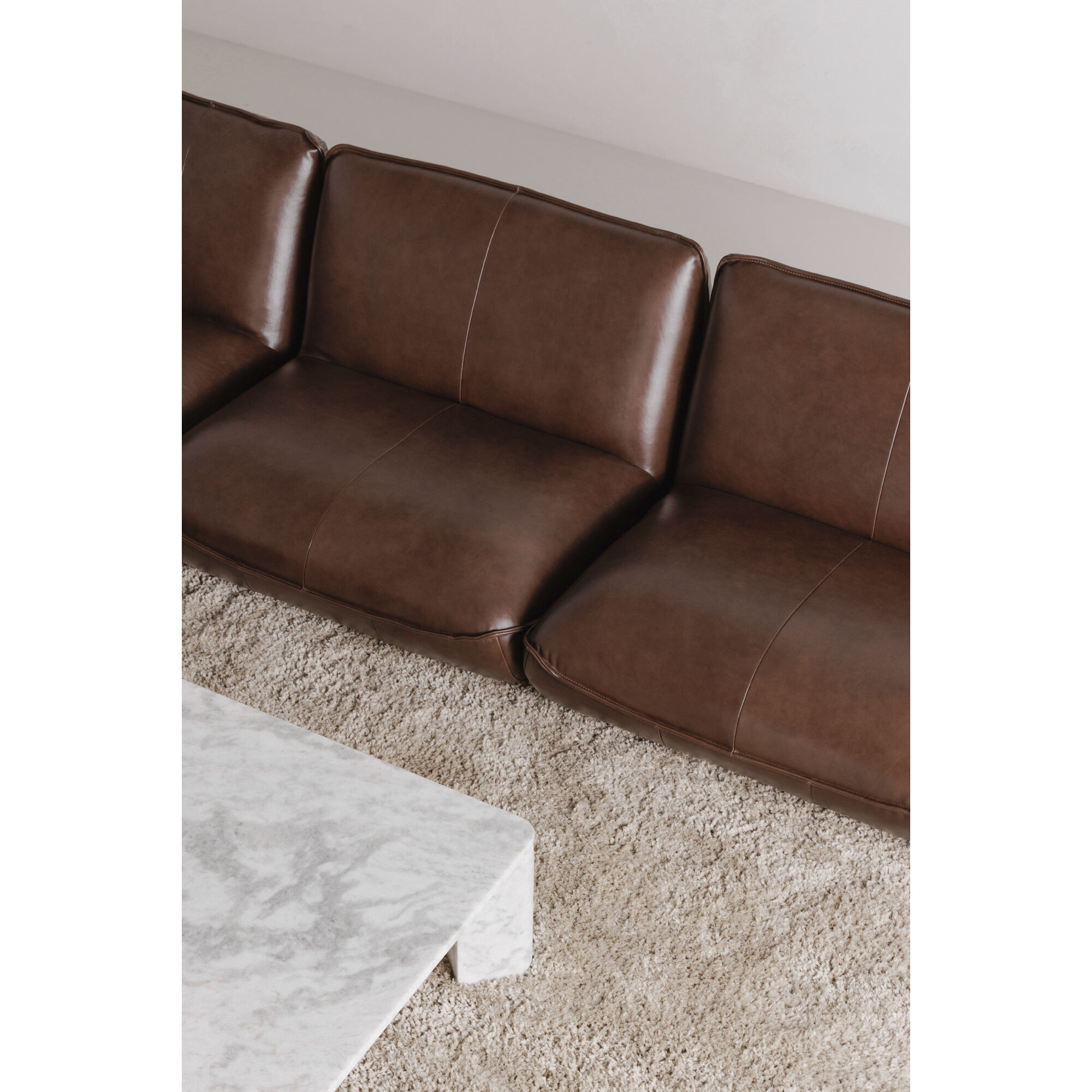 Zeppelin Brown Corner Chair