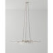 Forest Light 10 Light 62 inch Textured Silver/Natural Chandelier Ceiling Light, Aviva Stanoff Collection