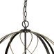Gerald Ave 6 Light 28 inch Antique Bronze Pendant Ceiling Light