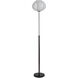 Bloom 72 inch 9 watt Black Nickel Torchiere Floor Lamp Portable Light