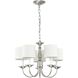 Kipling 5 Light 17.5 inch Brushed Nickel Chandelier Ceiling Light