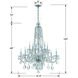 Traditional Crystal 12 Light 37.5 inch Polished Chrome Chandelier Ceiling Light in Clear Hand Cut