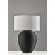 Drew 25 inch 100.00 watt Matte Black Ceramic Table Lamp Portable Light