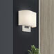 Allison Wall Sconce Wall Light in Brushed Nickel, Medium