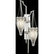 Mirage 2 Light 17.25 inch Silver Sconce Wall Light