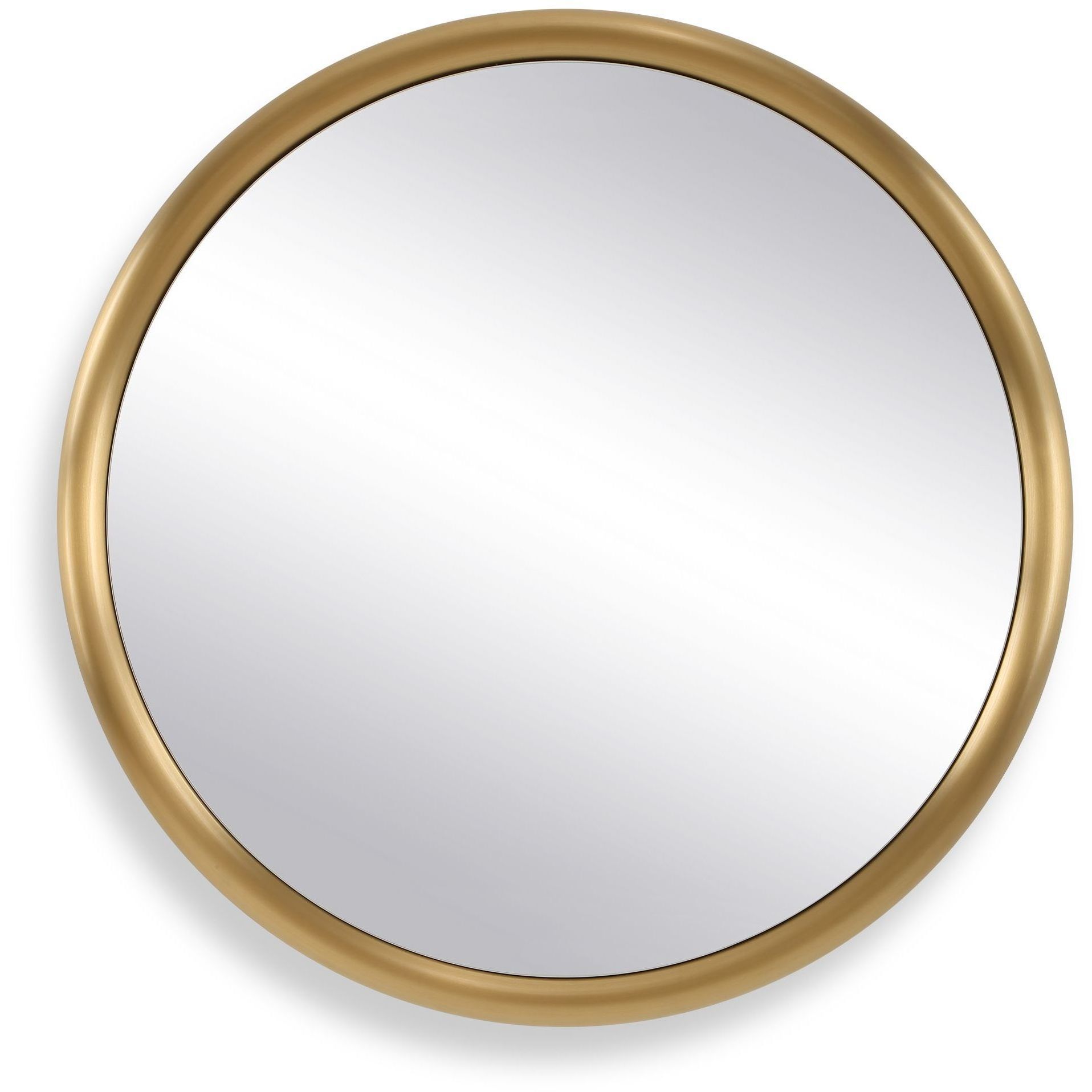 Atkinson 35 X 35 inch Antique Brass Mirror