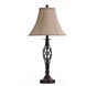 Signature 61 inch 100 watt Barclay Brass Table Lamp Portable Light