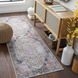 Tahmis 94 X 31 inch Grey Rug, Runner