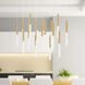 Dragonswatch LED 48 inch Satin Gold Chandelier Ceiling Light