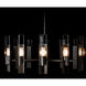 Summit 12 Light 40.2 inch Dark Smoke Pendant Ceiling Light in Clear