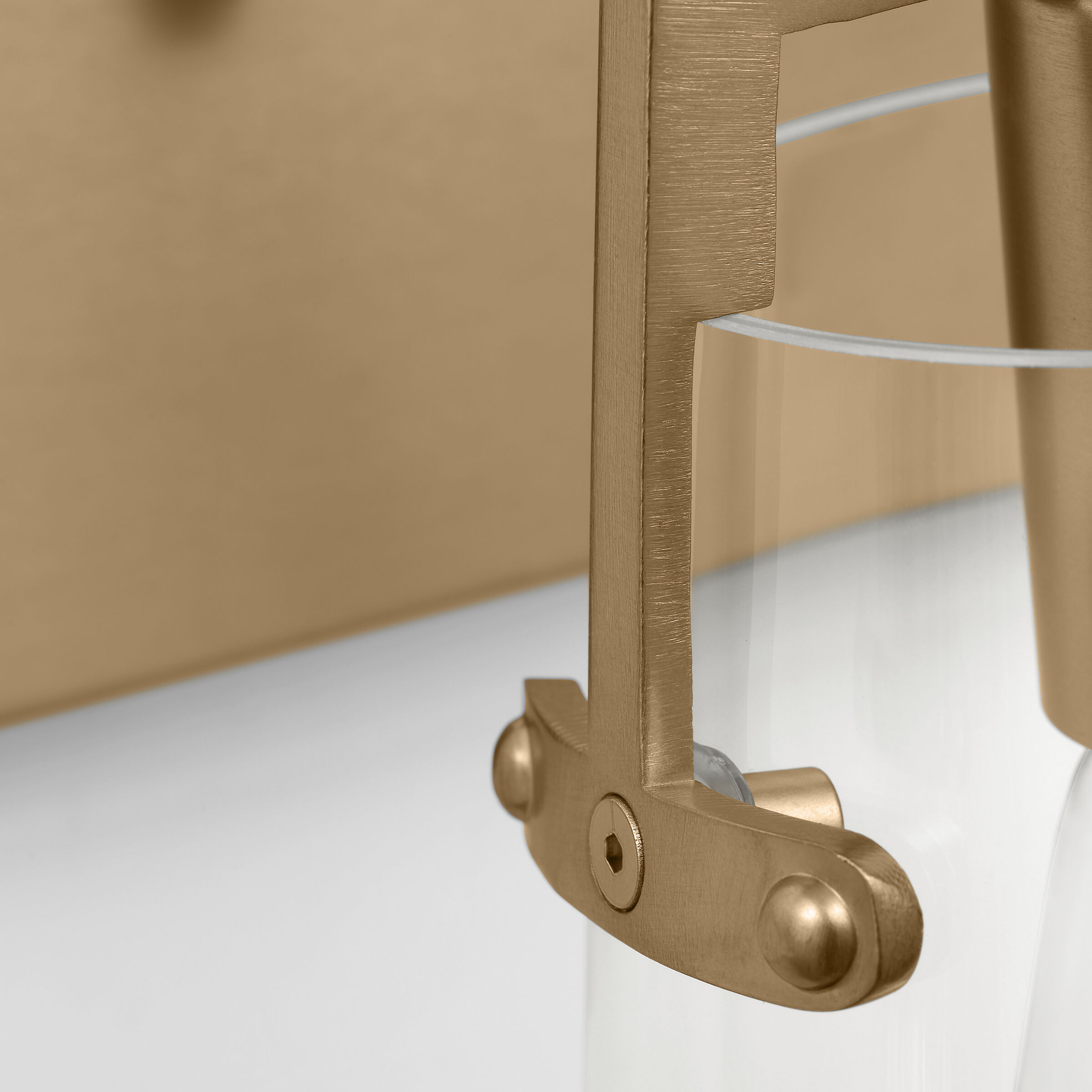 Drew & Jonathan Crofton 3 Light 24 inch Satin Brass Wall Bath Fixture Wall Light