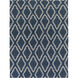 Fallon 132 X 96 inch Navy, Cream Rug