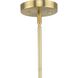 Trimble 1 Light 8 inch Brushed Bronze Mini Pendant Ceiling Light, Design Series