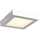 Strike 2.0 LED 7 inch White Flush Mount Ceiling Light