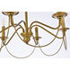 Westley 6 Light 24 inch Brass Pendant Ceiling Light