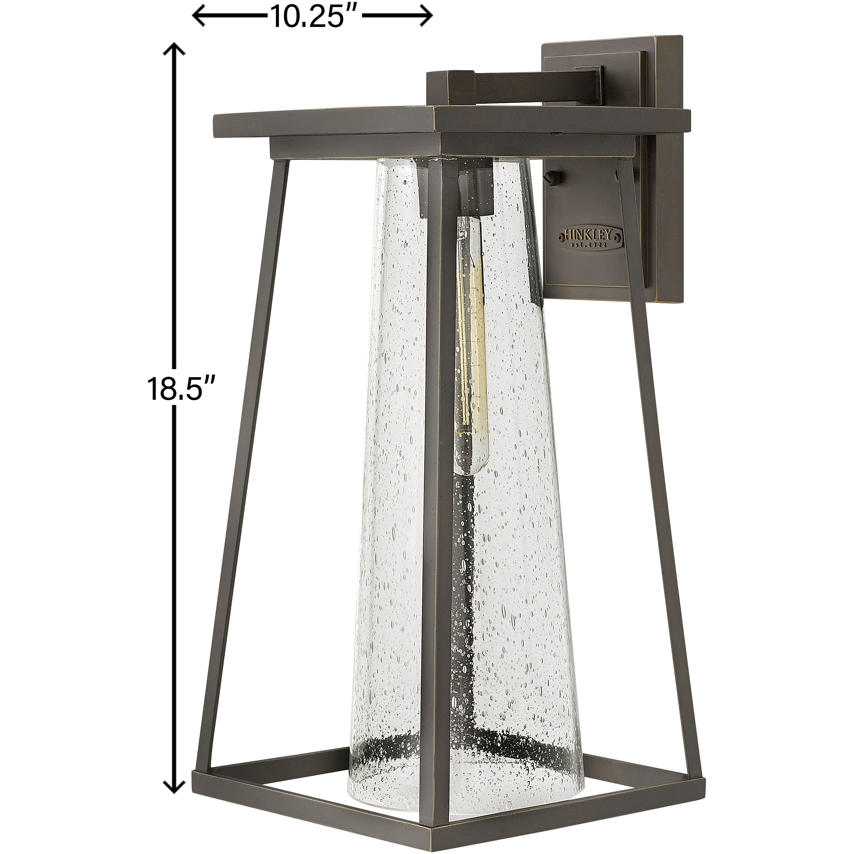 Burke Outdoor Wall Mount Lantern, Large