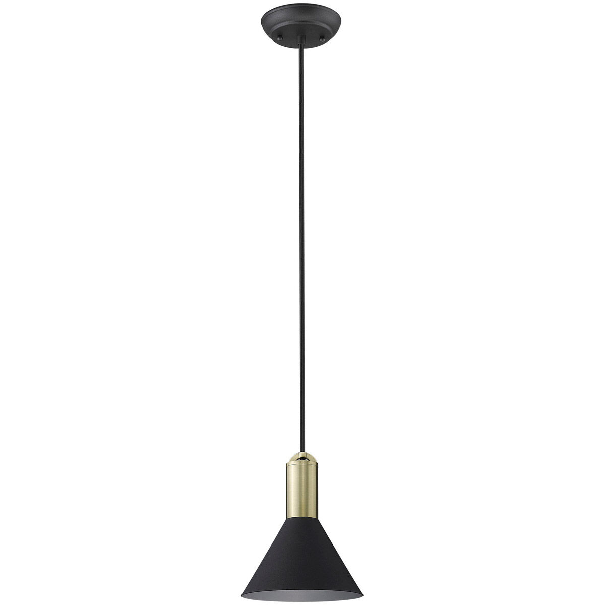 Ingo 1 Light 6 inch Matte Black Pendant Ceiling Light