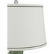 Londonderry 27.25 inch 150.00 watt Green/Clear Table Lamp Portable Light