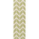 Fallon 96 X 30 inch Lime, Beige Rug