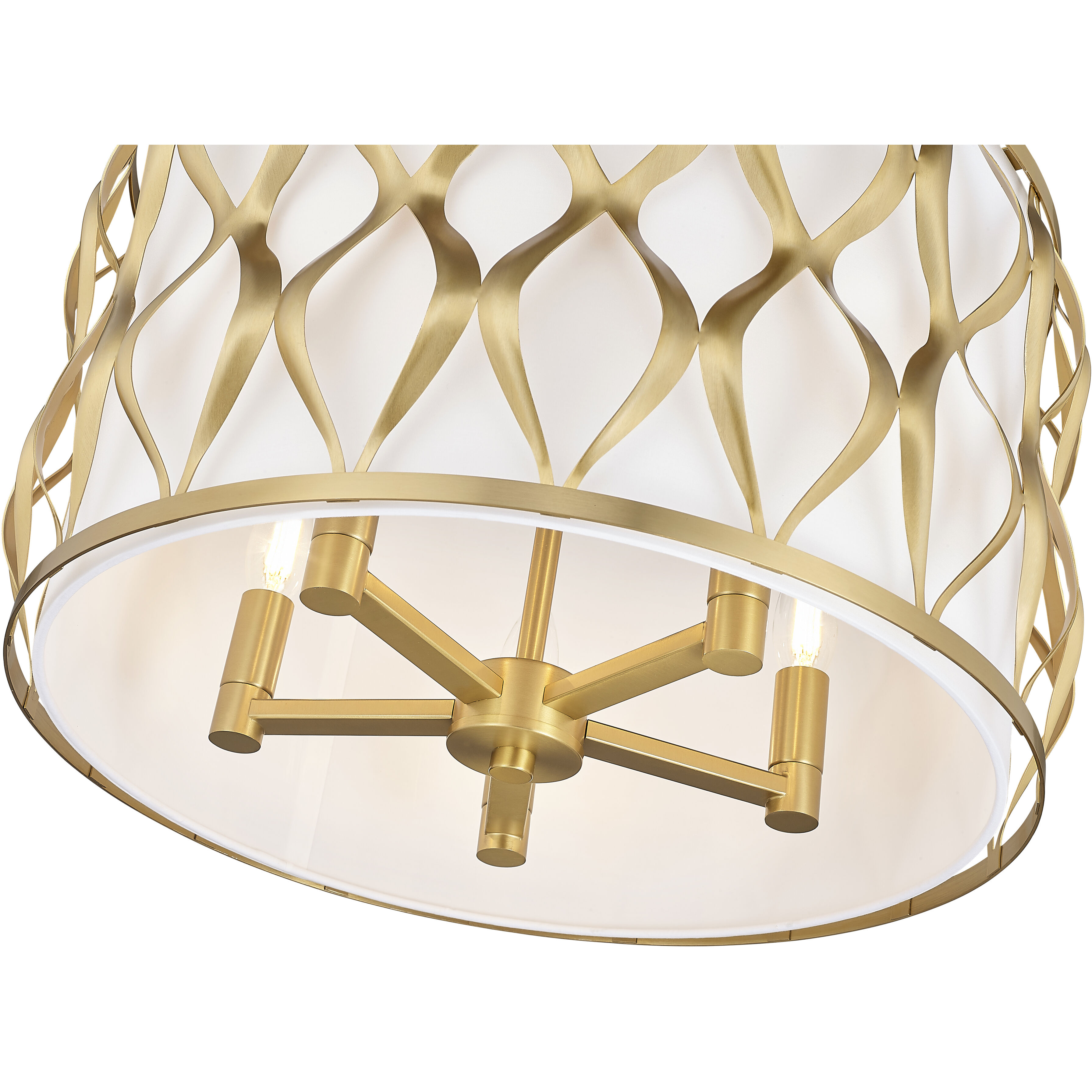 Harden 5 Light 18.25 inch Modern Gold Pendant Ceiling Light