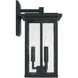 Barrett 3 Light 18 inch Black Outdoor Wall Lantern