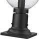 Laurent 1 Light 13.5 inch Black Outdoor Pier Mounted Fixture
