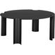 Luca 36 X 36 inch Matte Black Coffee Table