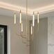 Calle LED 28 inch Brass Chandelier Ceiling Light