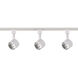 Brentwood 3 Light 120V White Track Kit Ceiling Light