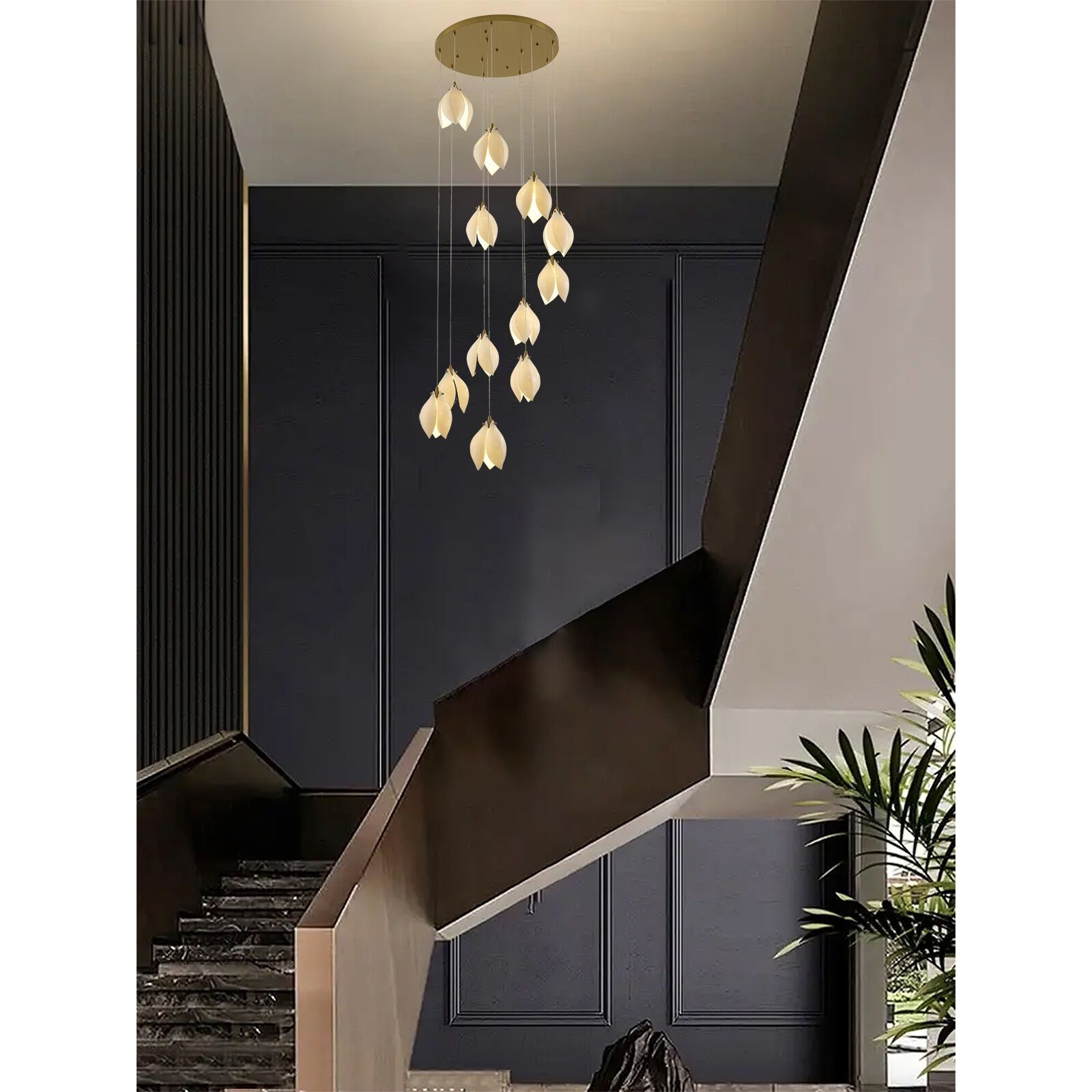 Canada 12 Light 24 inch Bronze Chandelier Ceiling Light