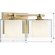 Seville 2 Light 14.5 inch Legacy Brass Vanity Wall Light