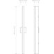 Artemis LED 3.15 inch Polished Chrome Bathroom Wall Light