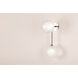 Ashleigh LED 8 inch Polished Nickel Wall Sconce Wall Light