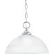 Tahoe 1 Light 12 inch Brushed Nickel Mini Pendant Ceiling Light