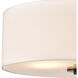 Oak Valley 2 Light 16 inch Black Semi Flush Mount Ceiling Light
