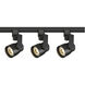 Brentwood 3 Light 120V Black Track Kit Ceiling Light