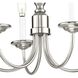 Kipling 5 Light 17.5 inch Brushed Nickel Chandelier Ceiling Light