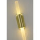 Canada Wall Sconce Wall Light in Satin Brass