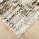 Eclectic Luxe 36 X 24 inch Gold Rug in 2 x 3