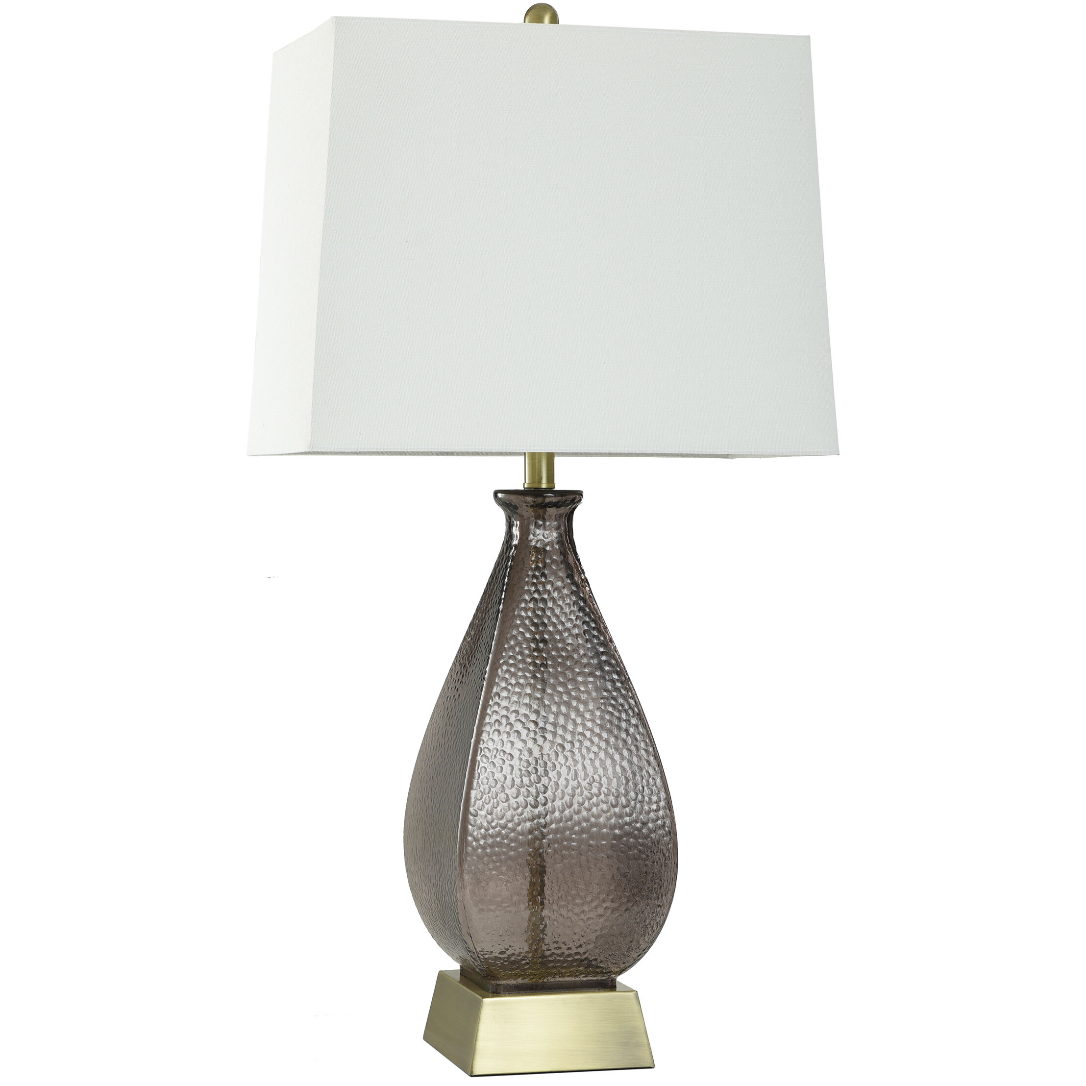 Cameron 33 inch 100 watt Dark Brown Table Lamp Portable Light