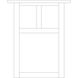 Mission 1 Light 7.25 inch Verdigris Patina Outdoor Wall Mount in White Opalescent, T-Bar Overlay