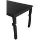 Tetris 72 X 32 inch Matte Black Dining Table
