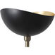 Luna Bella 72 inch 9 watt Weathered Brass Torchiere Floor Lamp Portable Light