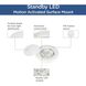 Standby LED LED 7.72 inch Satin White Surface Mount Light with Motion Detection Ceiling Light, Progress LED